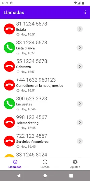 Callfilter.app screenshot 1