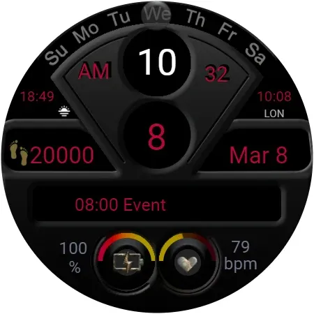 TSD49 Watch Face for Wear OS screenshot 20