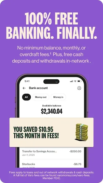 Varo Bank: Online Banking screenshot 1