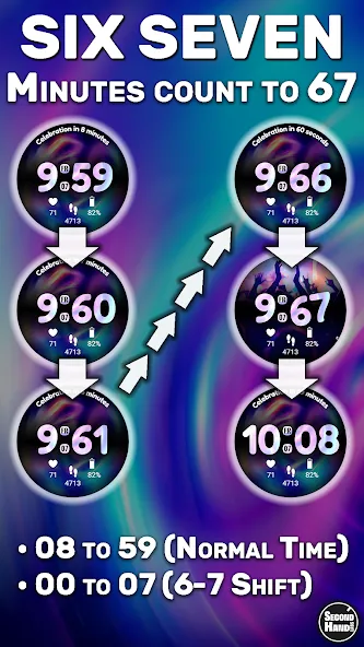 SHL Six Seven Watch Face screenshot 3