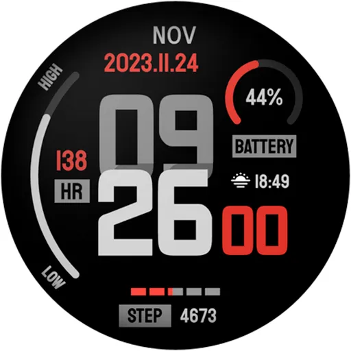 Minimal Digital Watch Face screenshot 15