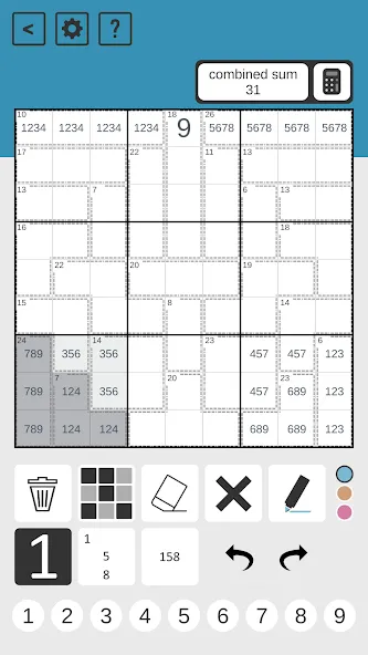 Killer Sudoku screenshot 3