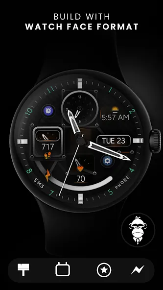 Dream 104 Analog Watch Face screenshot 4