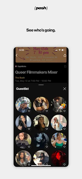 Posh – Create & Find Events screenshot 2