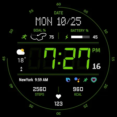 ACRO Enegy Fit Rev watchface screenshot 28