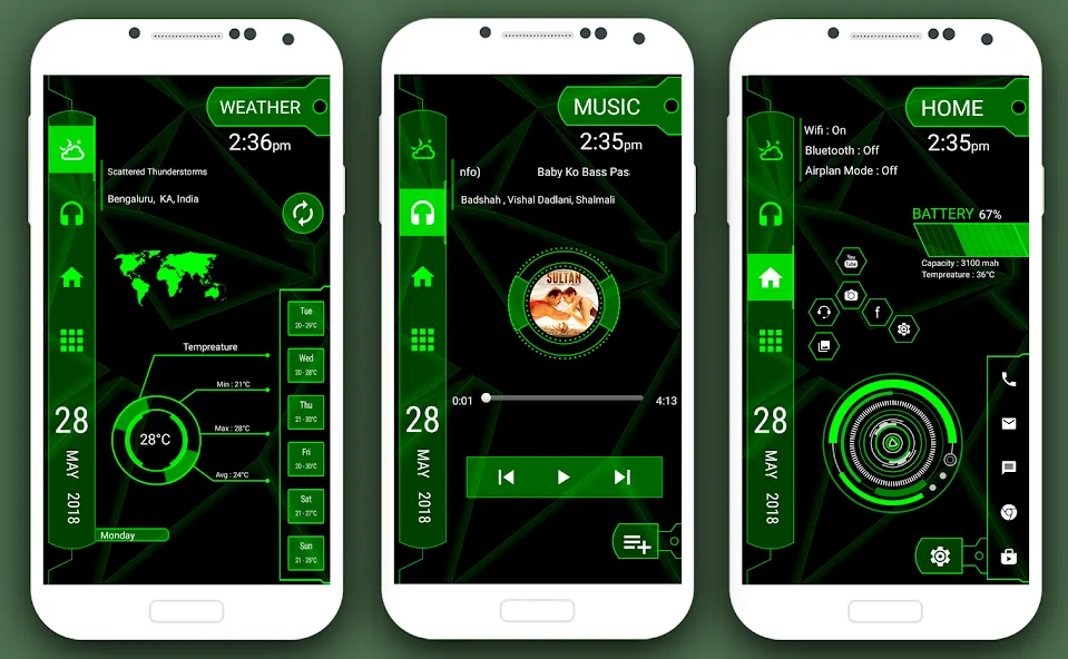 Strip Hi-tech Launcher 2025 screenshot 16