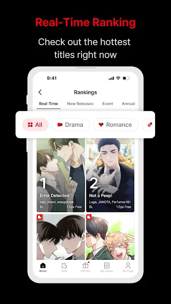 Lezhin Comics - Daily Releases screenshot 7