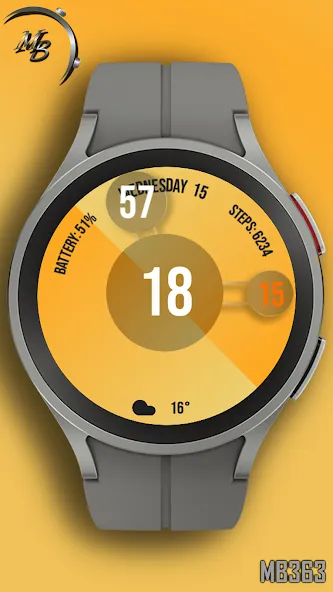 Minimal Watch Face MB363 screenshot 5