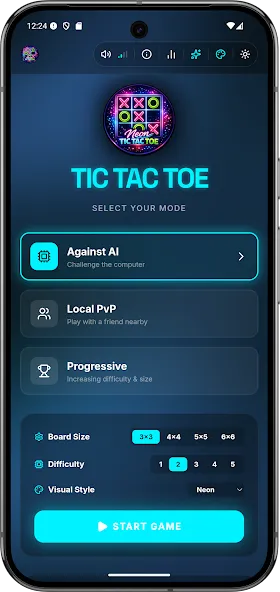 Tic Tac Toe 3 in a Row Offline screenshot 2