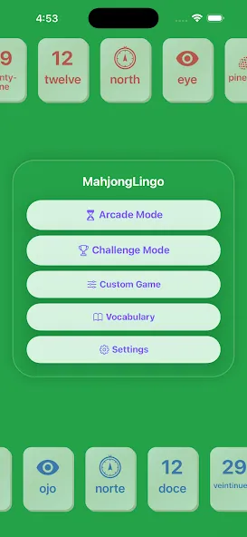 MahjongLingo - Match & Learn screenshot 1