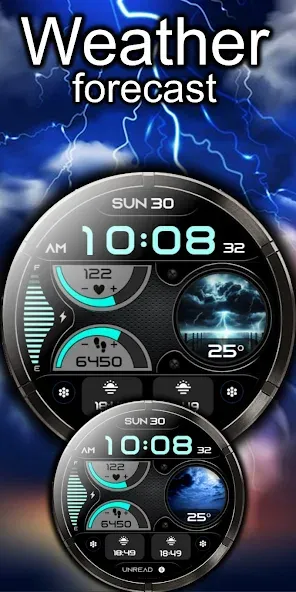 Lunar Moon Phase Digital ECO45 screenshot 1