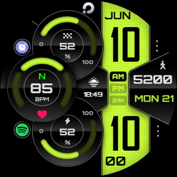 PRADO X75 Digital Watch Face screenshot 11