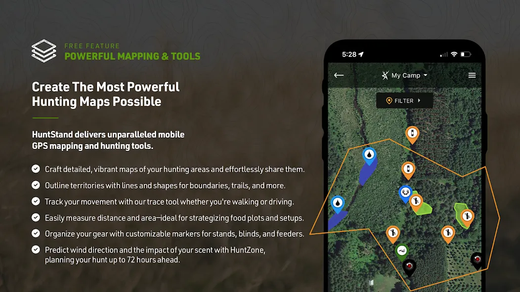 HuntStand: GPS Maps & Tools screenshot 1