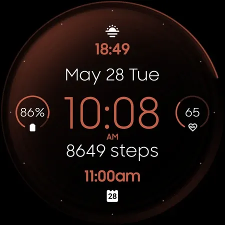 Shine 360 - digital watch face screenshot 11