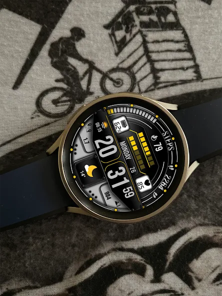 MB277 Digital Watch Face screenshot 3