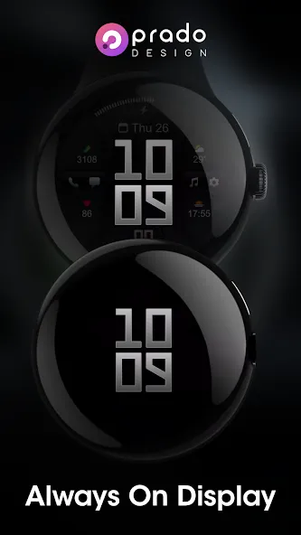 PRADO 78 Digital Watch Face screenshot 7