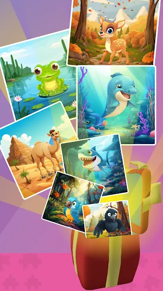 Jigsaw Puzzle: Kitty Magic Art screenshot 3