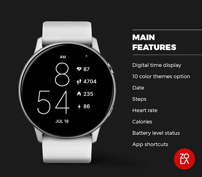Super Minimal Watch Face screenshot 2
