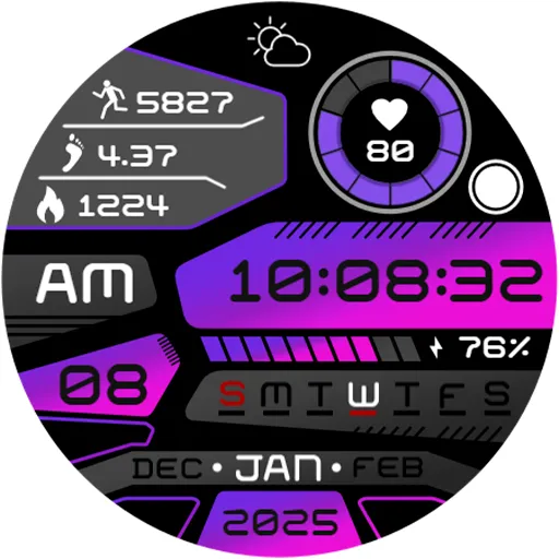 Digital Quantum HUD Watch Face screenshot 16