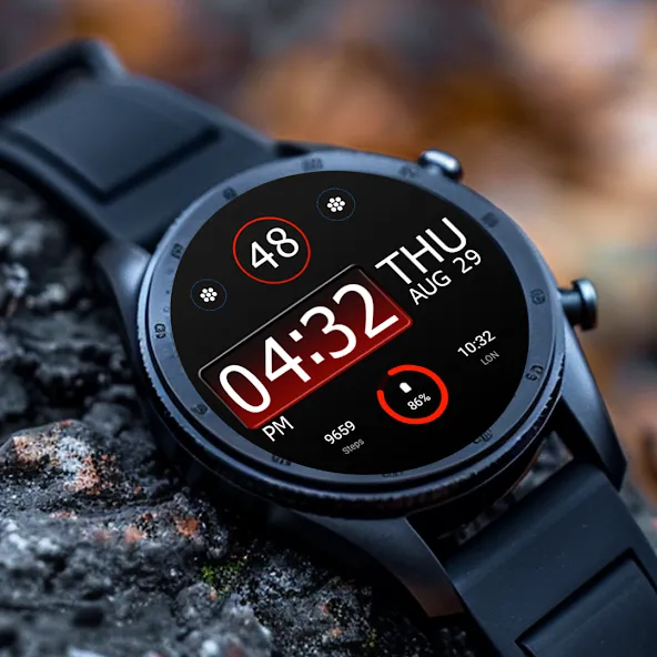 Key WF31 Digital Watch Face screenshot 1