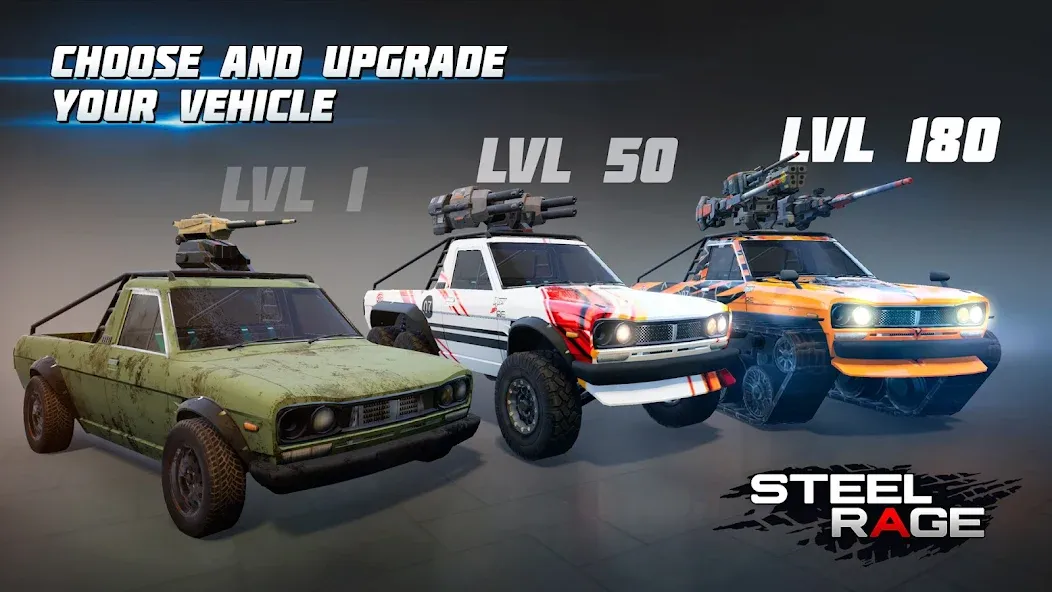 Steel Rage: Mech Cars PvP War screenshot 4