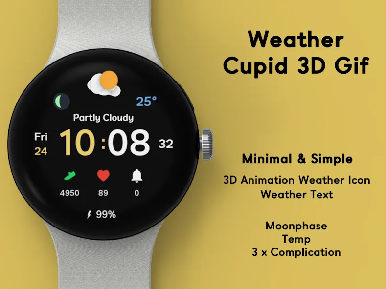 Weather Cupid 3D Gif screenshot 1