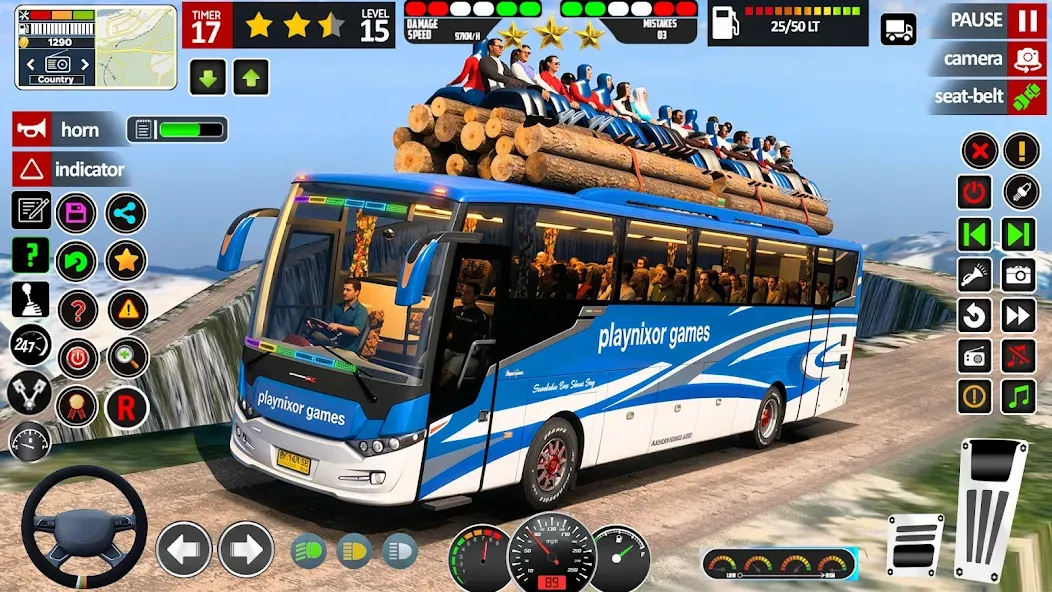 Offroad Bus Driving Impossible screenshot 5