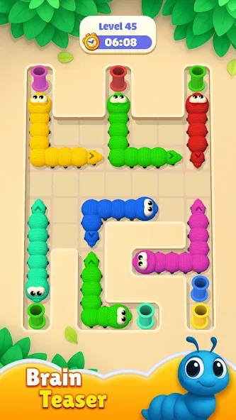 Wormmy Slither Puzzle screenshot 2