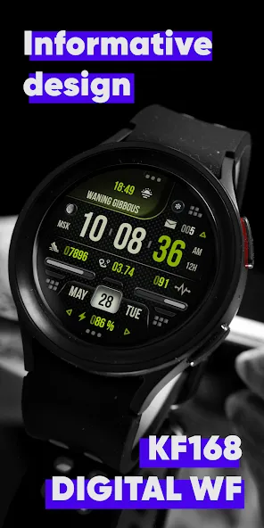 KF168 Watch face screenshot 5