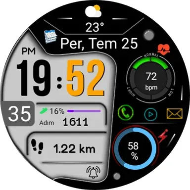 Digital Watchface FSW265 screenshot 14