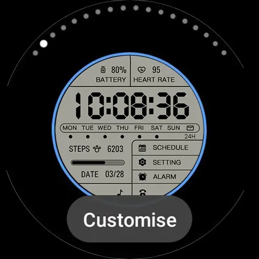 ZKin Watch Personalized LCD screenshot 46
