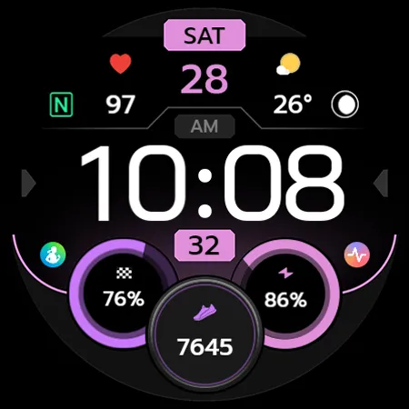 TVV Workout 8 Watch Face screenshot 11