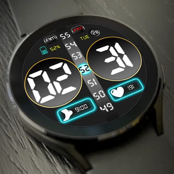 Digital Watch Face Key 011 screenshot 2