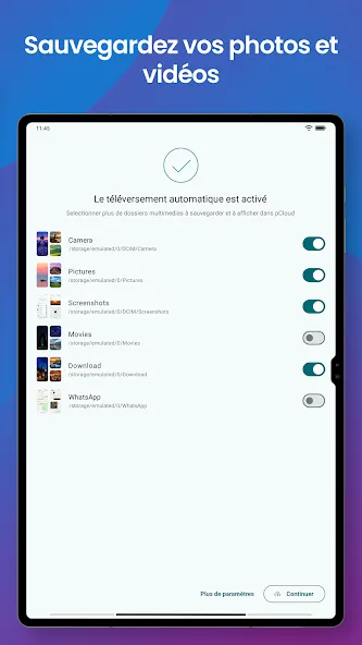 pCloud: stockage en ligne screenshot 11