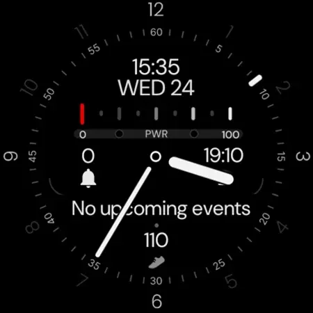 Minimal Black v32 Watch Face screenshot 12