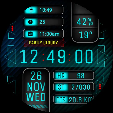 Watch Face WF148 screenshot 4