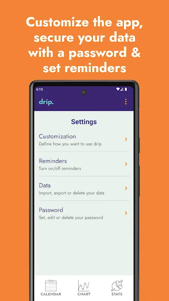 drip period & cycle tracker screenshot 8