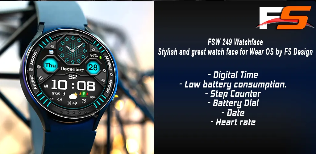 FSW249 Watchface screenshot 1