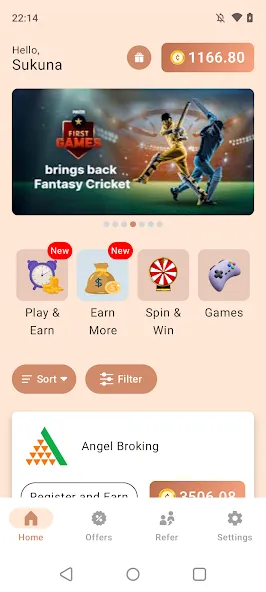 Money Earning App- Chillar screenshot 1