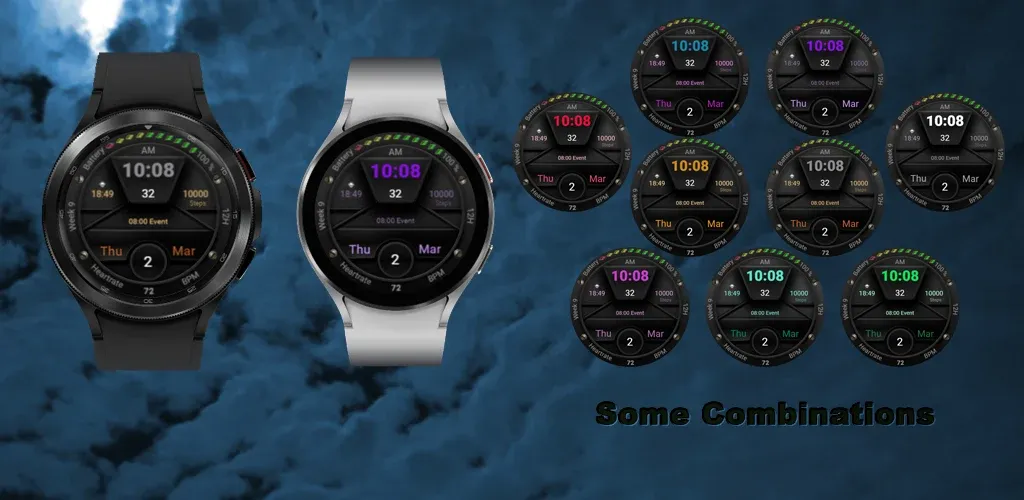 TSD48 Digital Watch Face screenshot 3