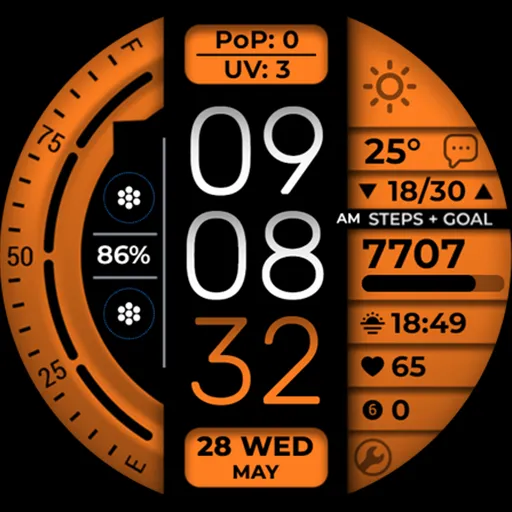 Digital Watch Face OMG 377 screenshot 30