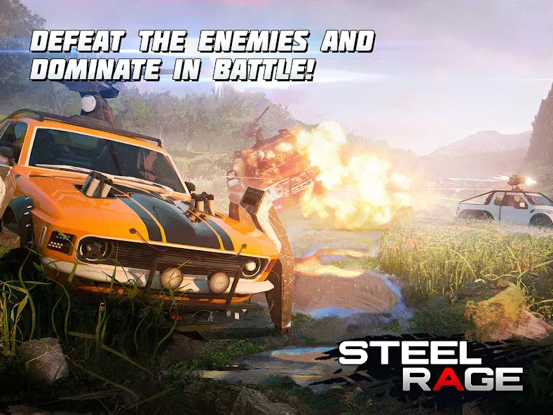 Steel Rage: Mech Cars PvP War screenshot 8