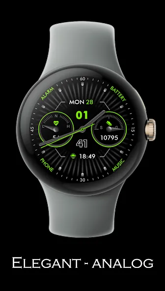Elegant - Analog I watch face screenshot 5
