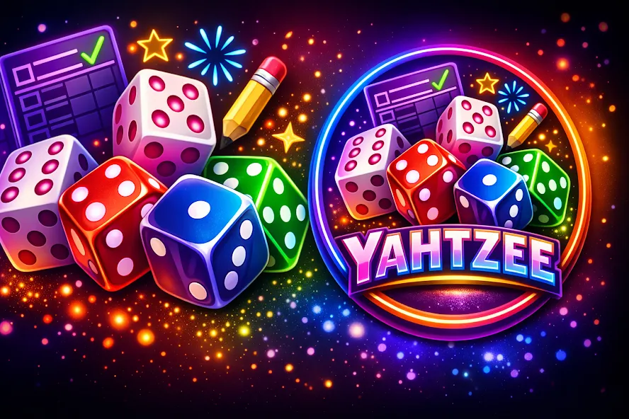 Neon Yahtzey Offline Edition screenshot 1