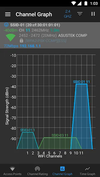 WiFi Analyzer (open-source) screenshot 4