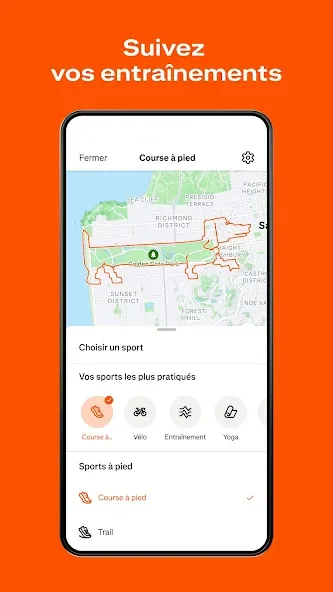 Strava : course, vélo, rando screenshot 1