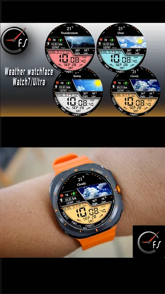 Weather w269 Watchface screenshot 17