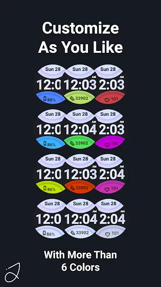 Simple Anim Watch Face II screenshot 3