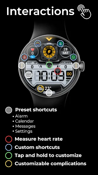 OMG 331 Retro Digital Watch screenshot 6