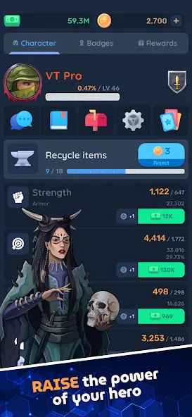 Lost Vault: Idle RPG screenshot 1